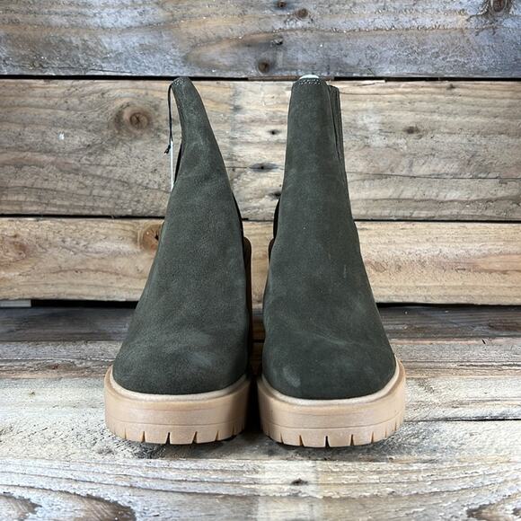 Dolce Vita Caster H2O Waterproof Suede Bootie - Olive - 8.5 Wide - NWOB - Picture 2 of 9